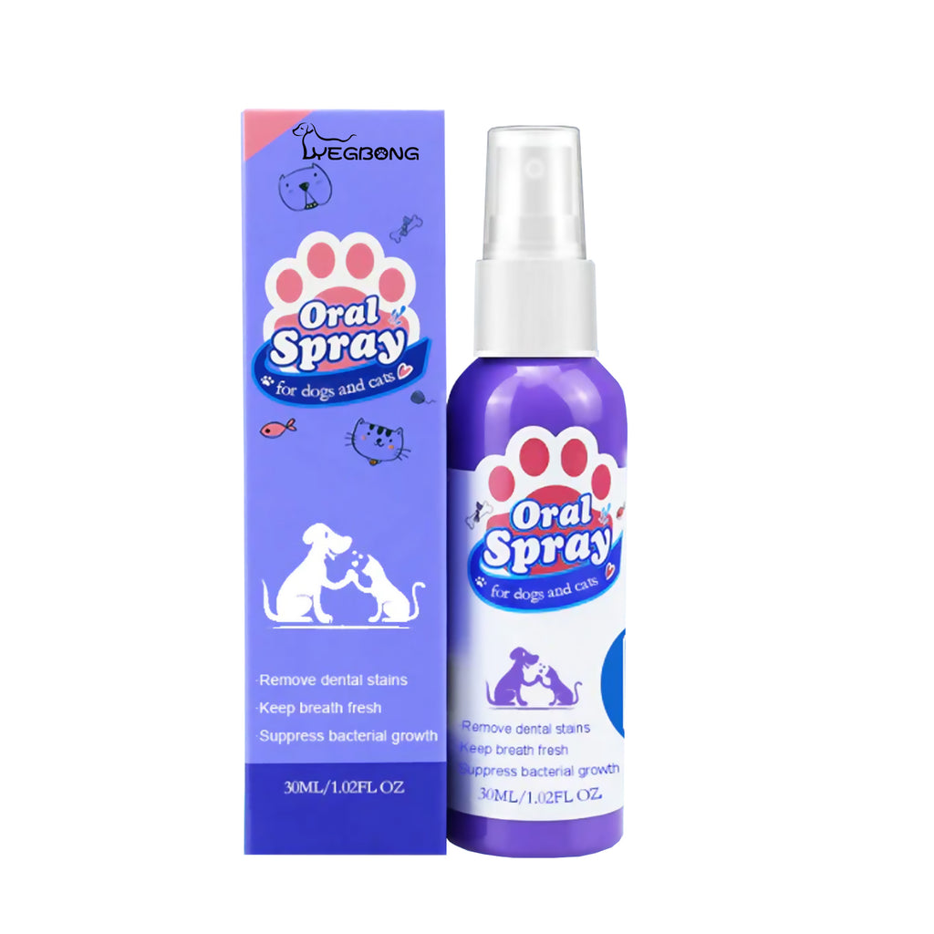 Spray Dental para Cães e Gatos – Hálito Fresco Sem Escovar