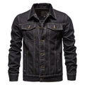 Men's Denim Jacket Style Oversized Front Coat