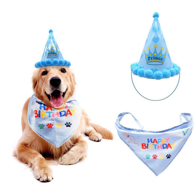 Chapéu de Aniversário para Cães e Gatos – Fantasia Fofa para Festas e Fotos